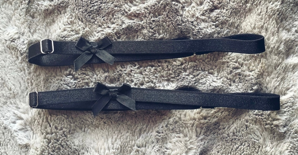 Ribbon leg garter