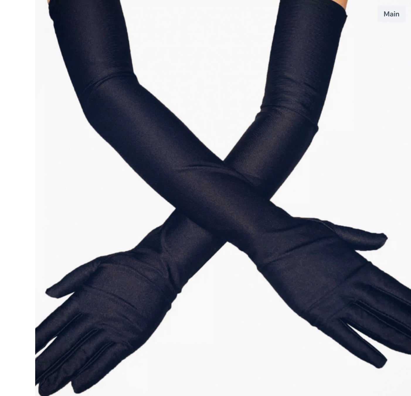 Satin Gloves, long arm