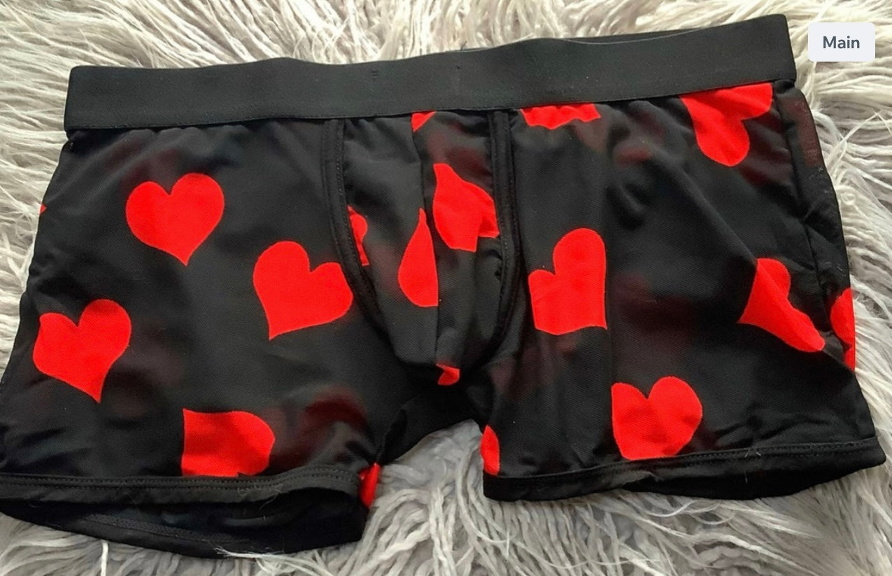 Boxer “Lovey hearts”