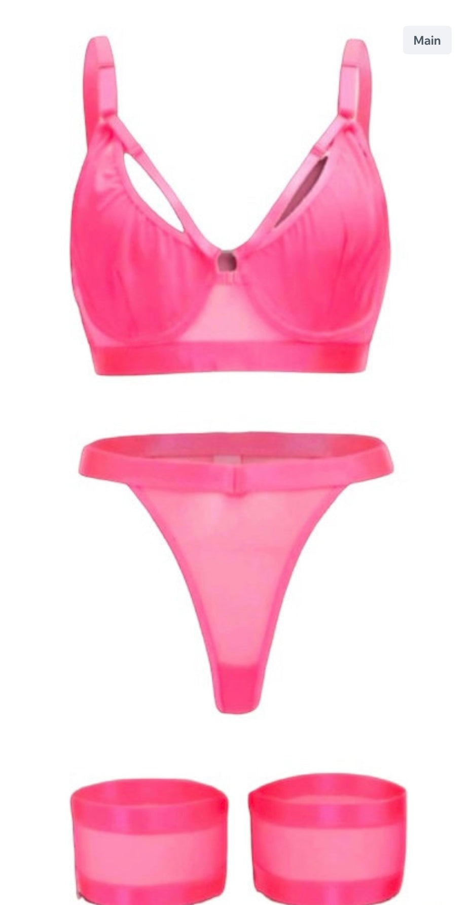 “Strappy in pink”