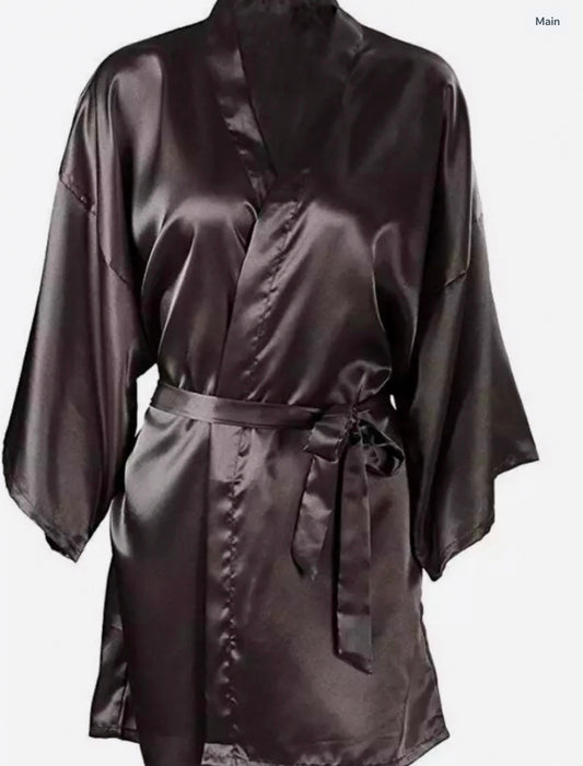 Satin robe “Pantera”