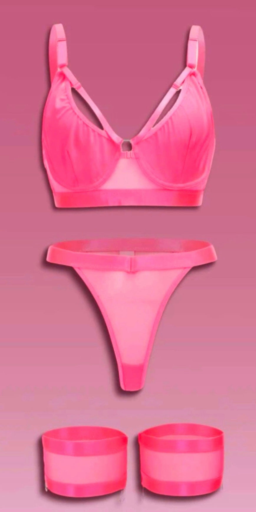 “Strappy in pink”